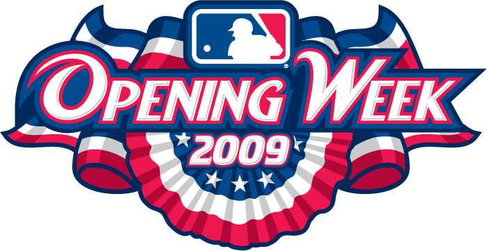MLB Opening Day 2009 Special Event Logo iron on heat transfer